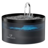 CATOIKOS BLACK FAUCET FOUNTAIN w WATER LEVEL SENSOR 3.2L, ABS