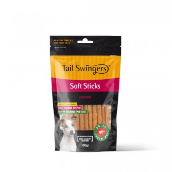 Tailswingers PURE CHICKEN SOFT STICKS 100gr