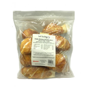 Tailswingers PUFFY CHICKEN DRUMSTICKS L 16CM 115GR 12 pcs.