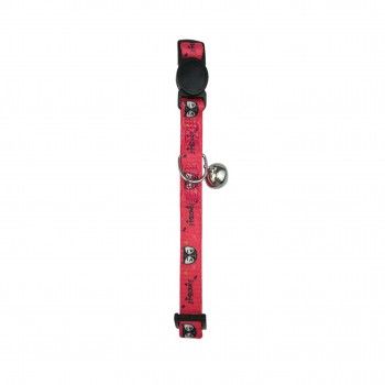 CAT COLLAR MEOW CORAL 1 X 20-35CM