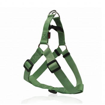 DOG HARNESS A PLAIN L.GREEN XS 1 X 26-40CM