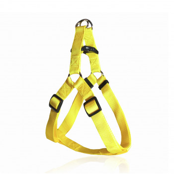 DOG HARNESS A PLAIN YELLOW  L 2.5 X 50-75CM