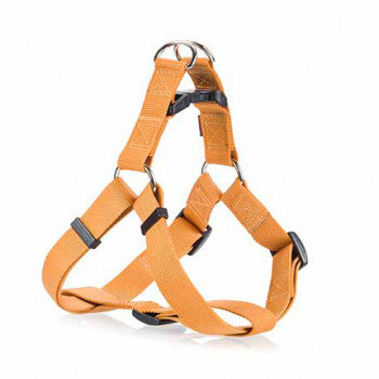 DOG HARNESS A PLAIN GOLD L 2.5 X 50-75CM