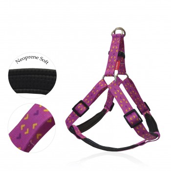 GO GET HARNESS NEOPR MOTIV.ROSA L   2.5 X 54-72CM