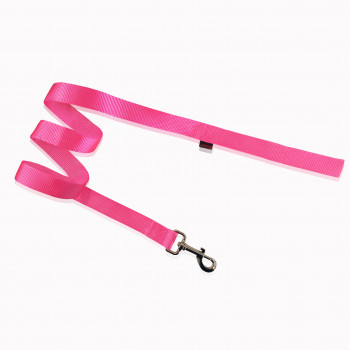 DOG LEASH PLAIN  HOT PINK XS  1 X 120CM