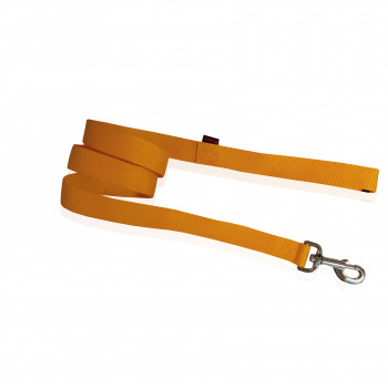 DOG LEASH PLAIN YELLOW L 2.5 X 120CM