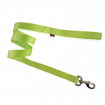 DOG LEASH PLAIN F.GREEN M   2 X 120CM