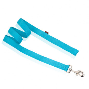 DOG LEASH PLAIN FL.BLUE XS  1 Χ 120CM