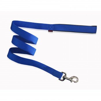 LEASH NEOP/NE HANDLE PLAIN BLUE M  2 X 120CM