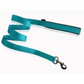 LEASH NEOP/NE HANDLE PLAIN FL. BLUE L 2.5 X 120CM