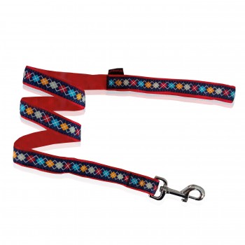 DOG LEASH ROMB BLUE S 1.5 X 120CM