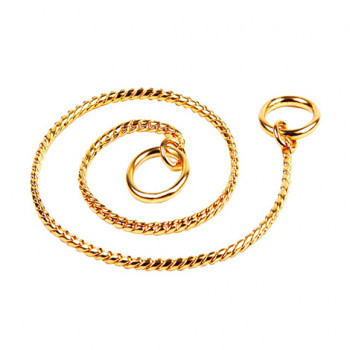 BRASS SNAKE CHAIN GP GOLD 2,4 mmX 40 cm