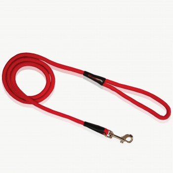 LEASH ROPE PLAIN RED  15mmx120cm