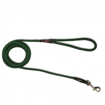 LEASH ROPE PLAIN DARK GREEN H-M 15mmx120cm