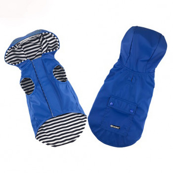 RAINCOAT W STRIPE LINING R. BLUE L    37cm