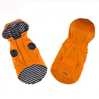 RAINCOAT W STRIPE LINING ORANGE  L    37cm