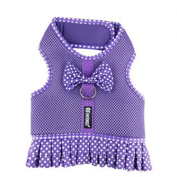 MESH HARNESS PURPLE & SKIRT DOTS L