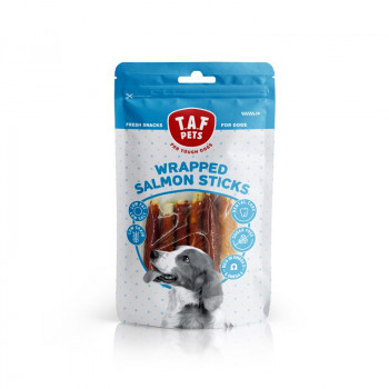 TAF PETS FRESH DOG TREATS GNAW SALMON STICKS 75 gr